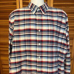 BROOKS BROTHERS RED FLEECE SZ XXL 100% COTTON LS DRESS SHIRT